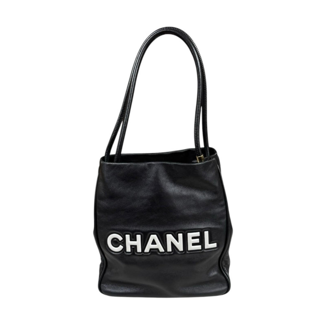 CHANEL シャネル カメリア トートバッグ レザー ブラック レディース CHANEL シャネル カメリア トートバッグ レザー ブラック レディース