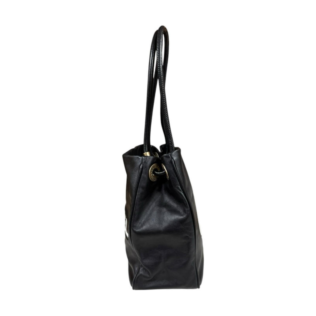 CHANEL シャネル カメリア トートバッグ レザー ブラック レディース CHANEL シャネル カメリア トートバッグ レザー ブラック レディース