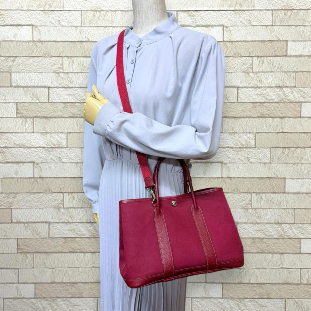 HERMES エルメス ガーデンパーティTPM トートバッグ トワルオフィシエ