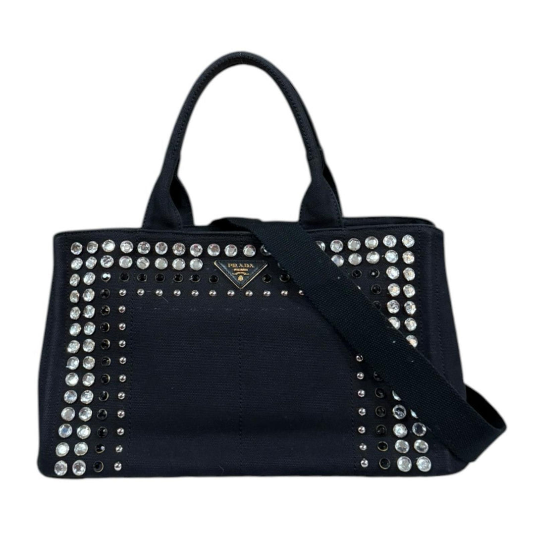 PRADA プラダ カナパトートM ショルダーバッグ キャンバス PRADA プラダ カナパトートM ショルダーバッグ キャンバス