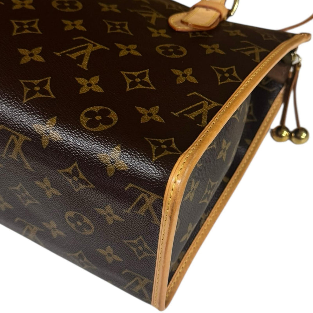 LOUIS VUITTON◆ポパンクール・オ_モノグラム・キャンバス_BRW/PVC/BRW/総柄 LOUIS VUITTON◇ポパンクール・オ_モノグラム・キャンバス_BRW&frasl;PVC&frasl;BRW