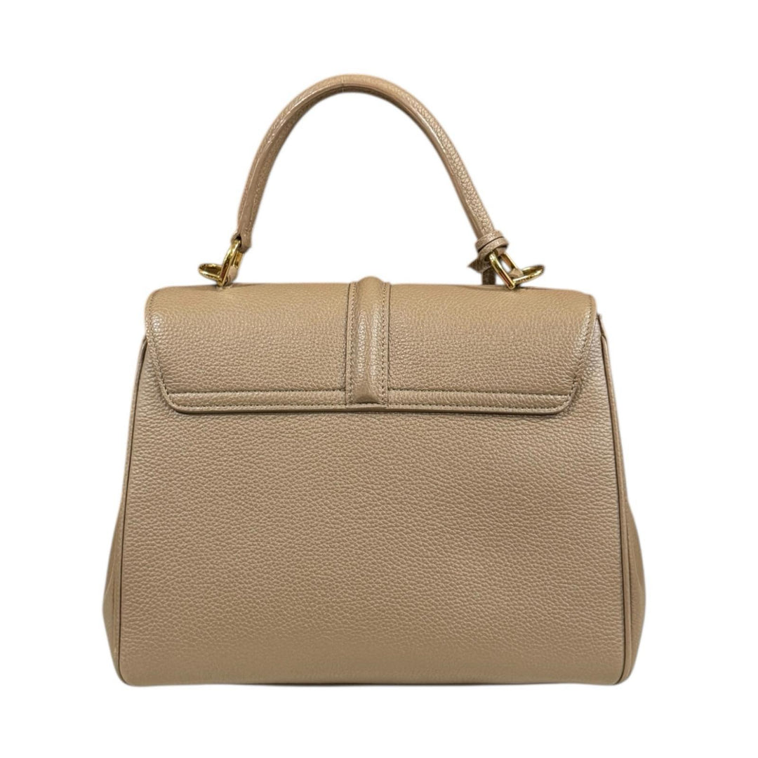 CELINE セリーヌ 16セーズ スモール ショルダーバッグ レザー ベージュ