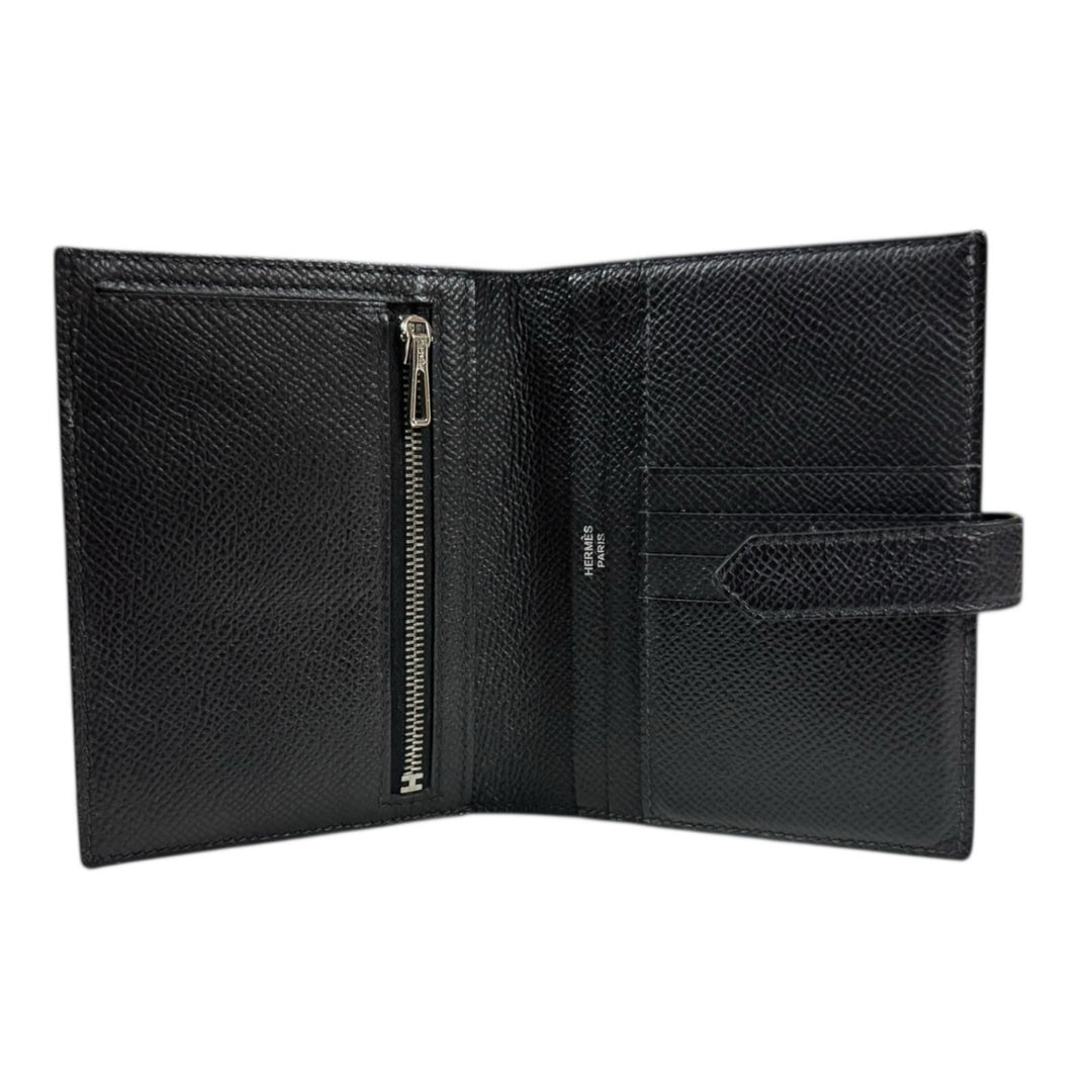 エルメス　財布 エルメス ベアン コンパクト オレンジ/ローズアザレ ヴォー