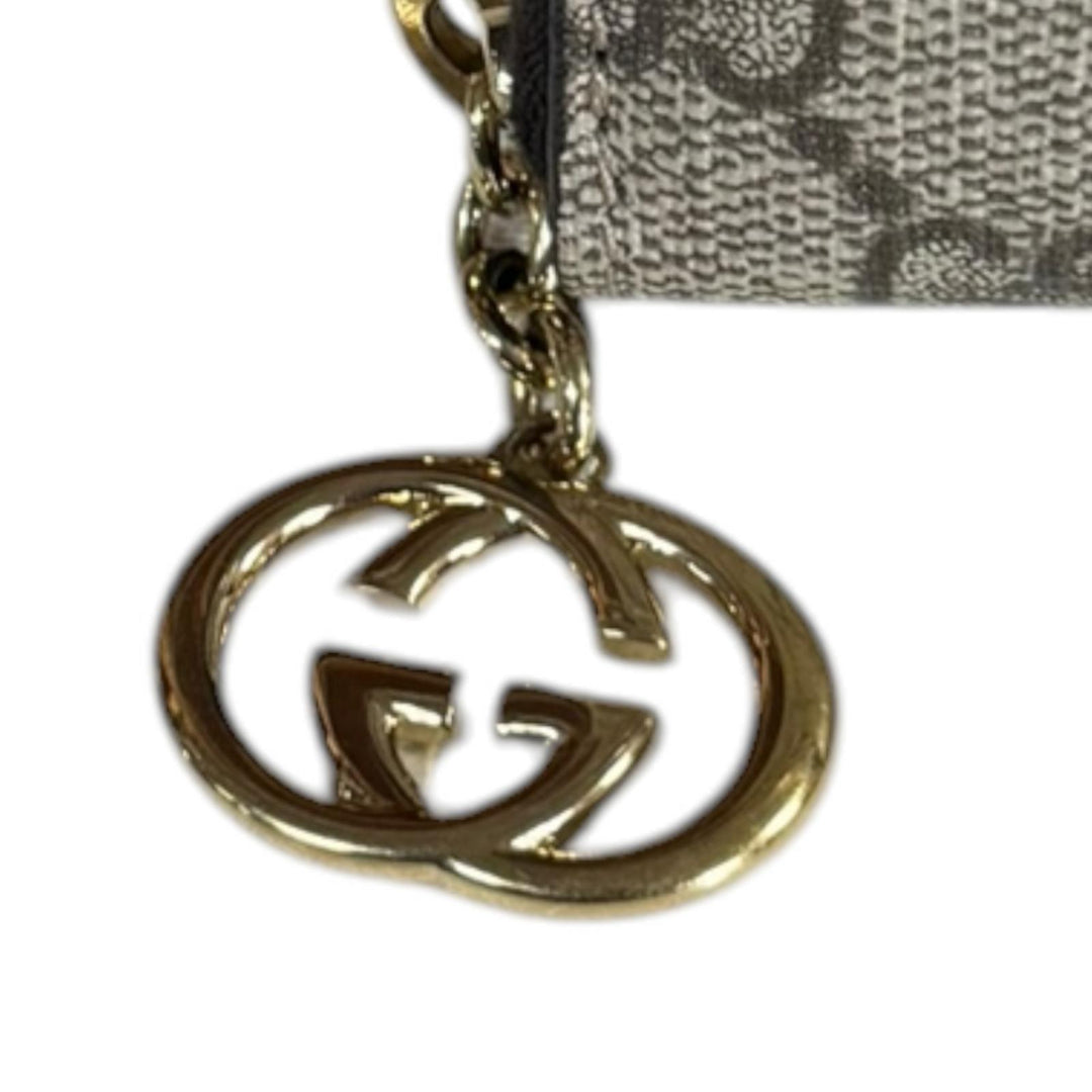 GUCCI グッチ インターロッキングG 長財布 GGスプリームキャンバス