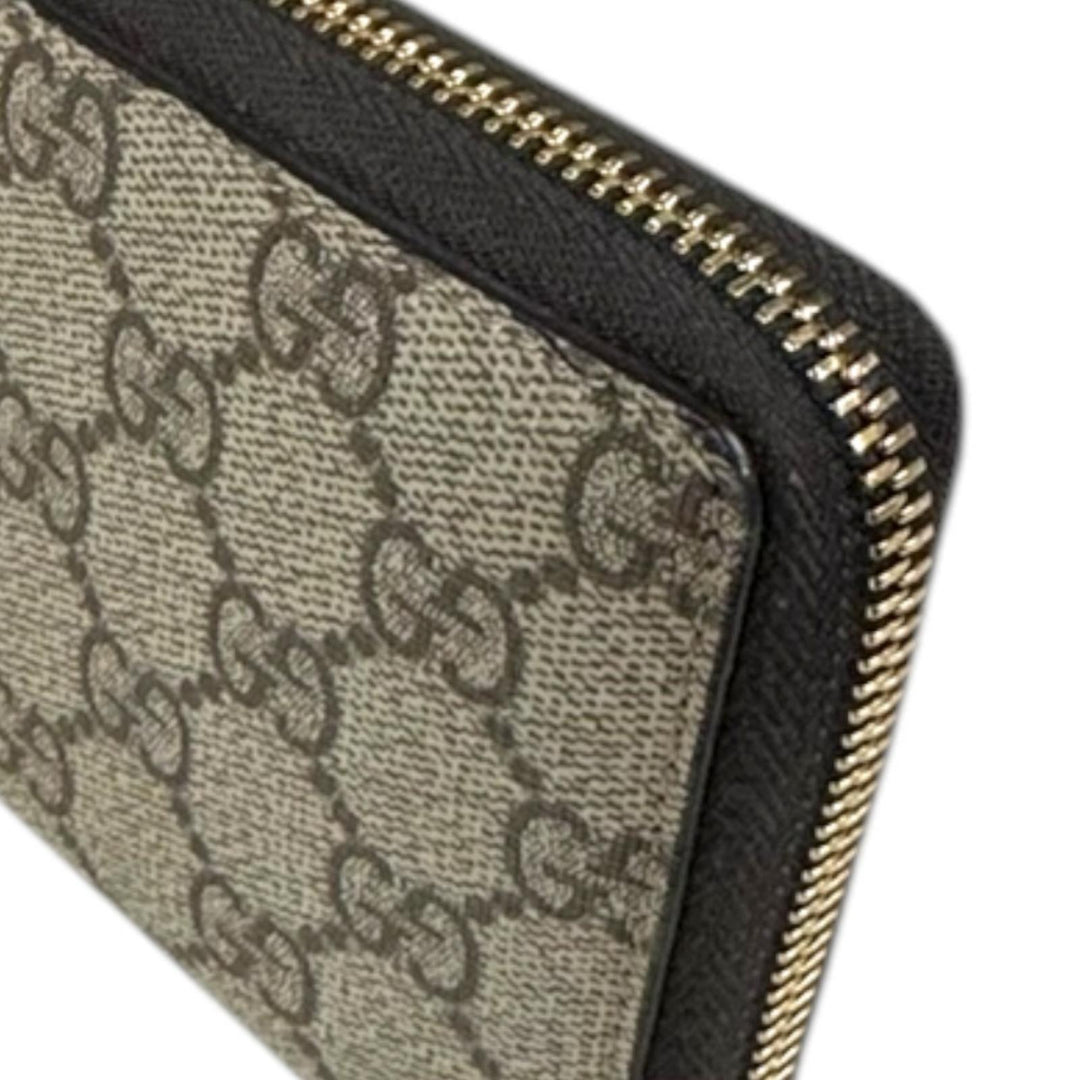 GUCCI グッチ インターロッキングG 長財布 GGスプリームキャンバス