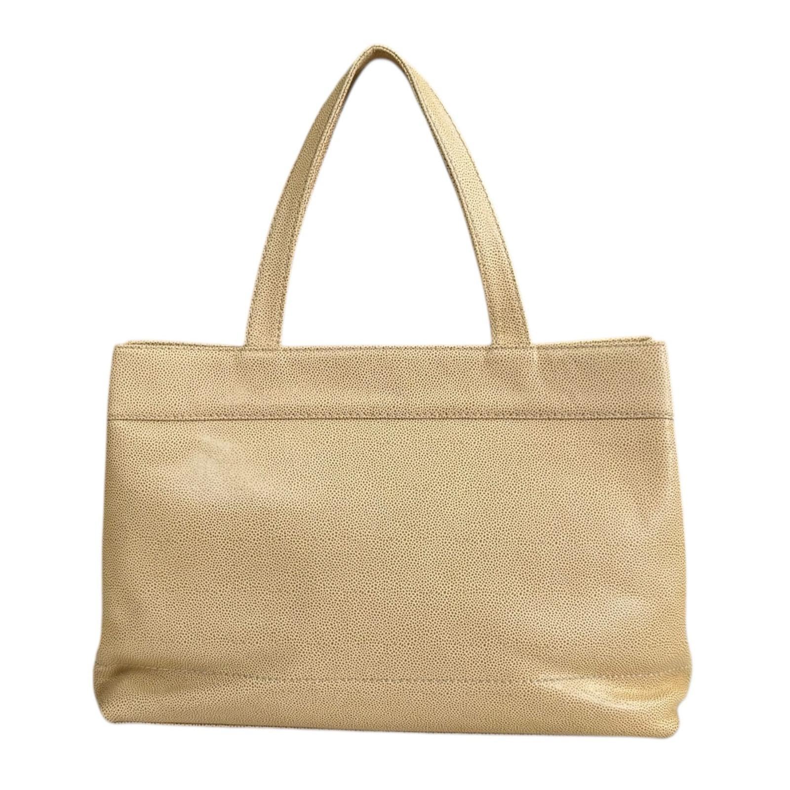 CHANEL シャネル ココマーク トートバッグ キャビアスキン