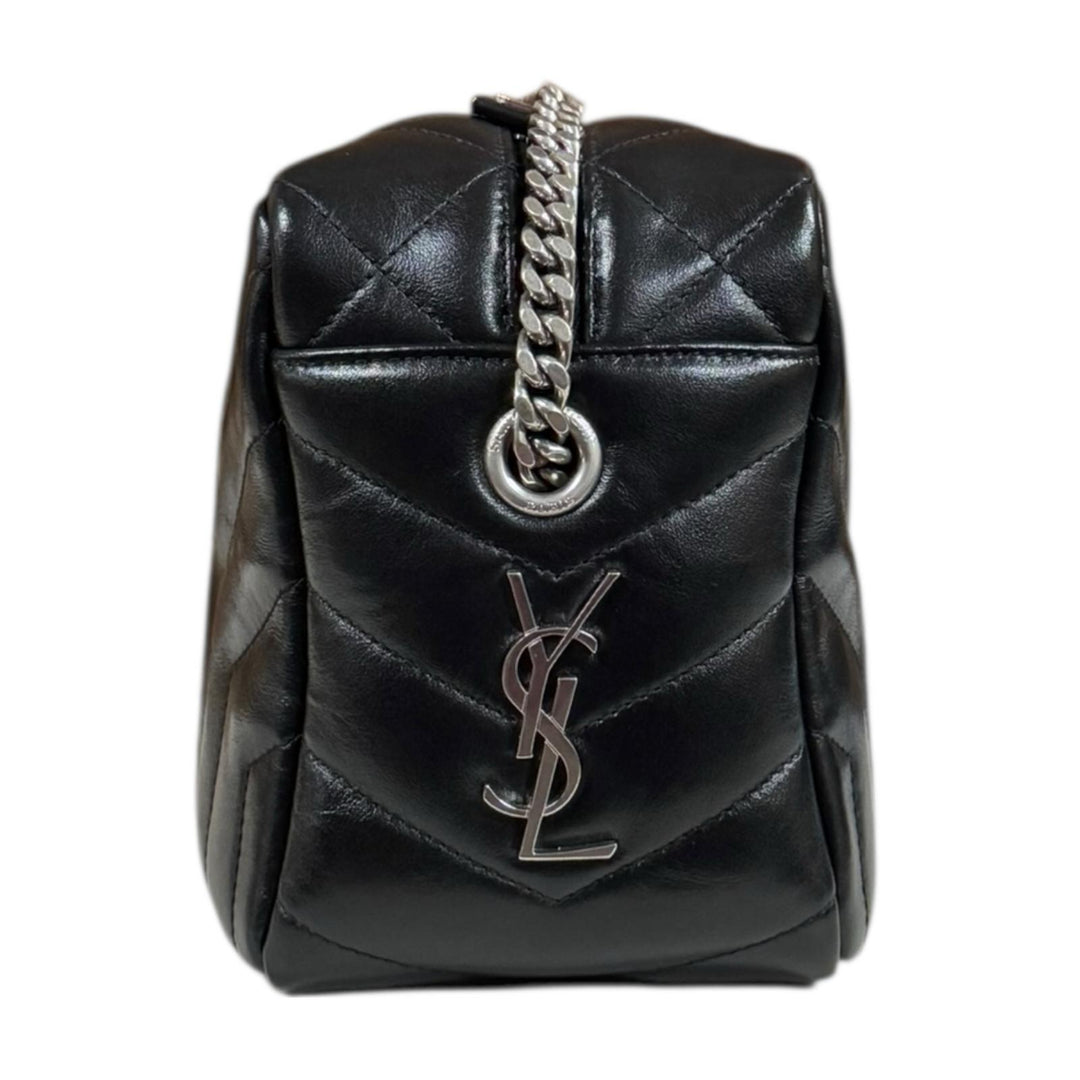 本物 サンローラン SAINT LAURENT ルル ボーリングバッグ ショルダーバッグ ポシェット レザー ブラック 457588 Loulou バッグ 中古 SAINT LAURENT - 本物 サンローラン SAINT LAURENT ルル ボーリング