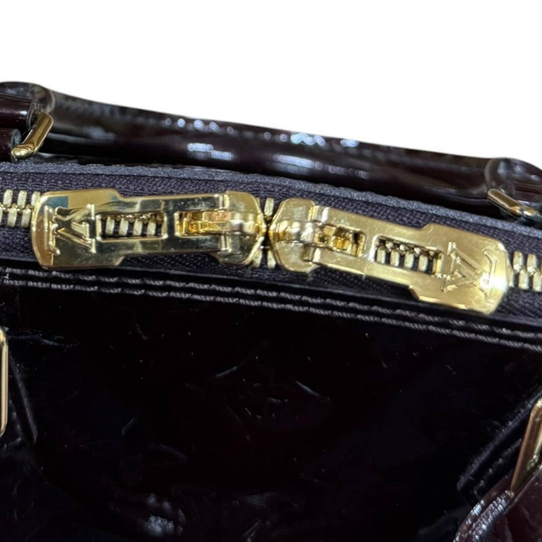 LOUIS VUITTON Alma PM LV Vernis Handbag Monogram Vernis Purple