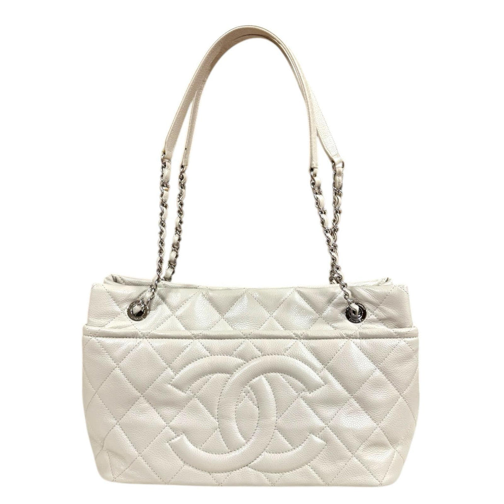 CHANEL シャネル マトラッセ ココマーク ショルダーバッグ キャビア