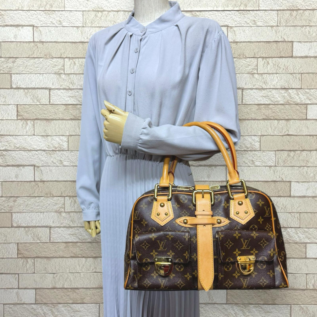 Louis Vuitton マンハッタンGM LOUIS VUITTON ルイヴィトン マンハッタンGM モノグラム ハンドバッグ