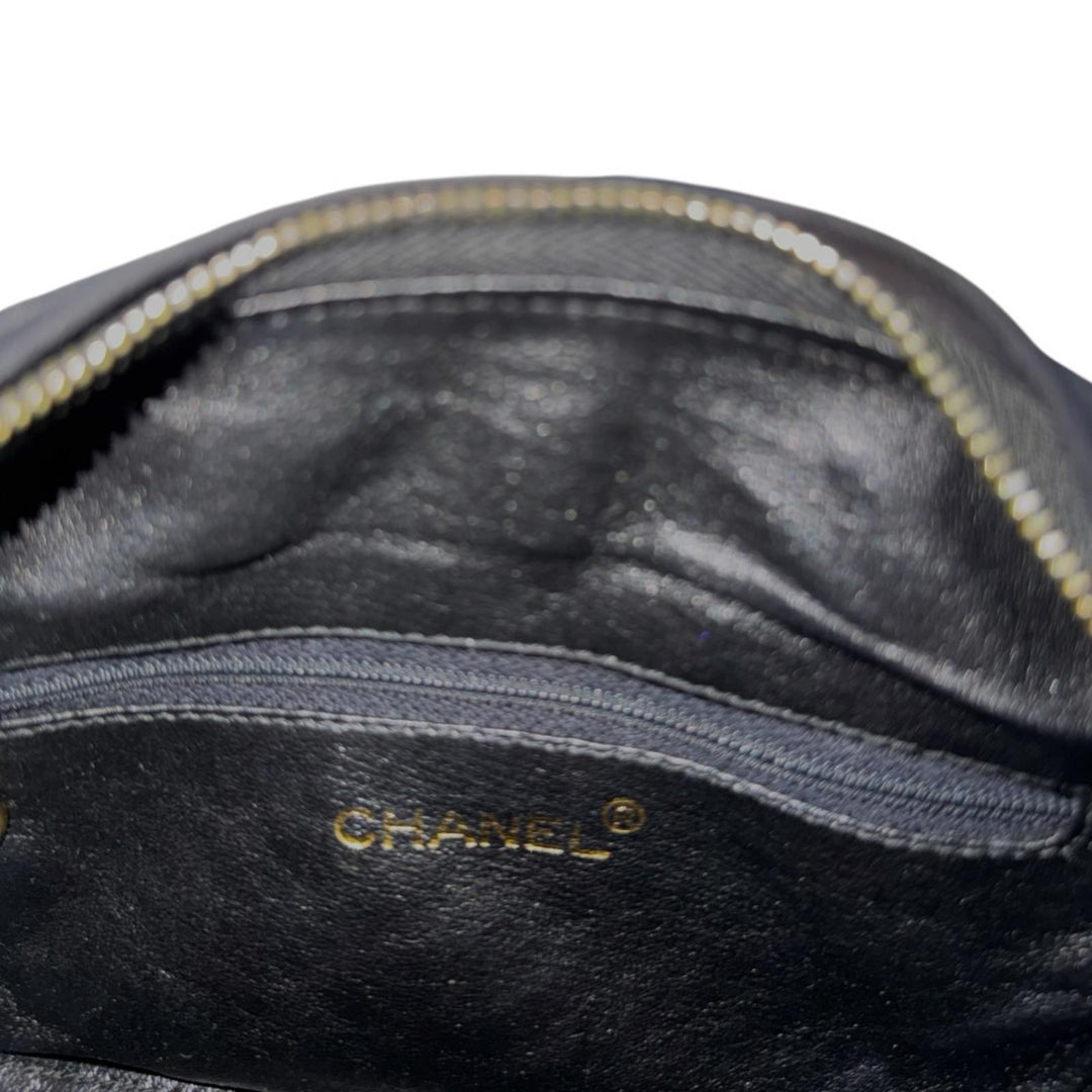 CHANEL シャネル ココマーク ショルダーバッグ スウェード ブラック