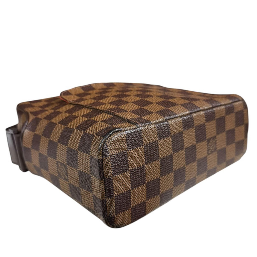 良品 ルイヴィトン ダミエ オラフPM ショルダー バッグ ブラウン. LOUIS VUITTON ルイヴィトン オラフPM ダミエ ショルダーバッグ ダミエ