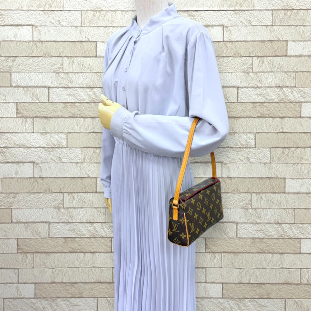 LOUIS VUITTON ルイヴィトン レシタル モノグラム ハンドバッグ