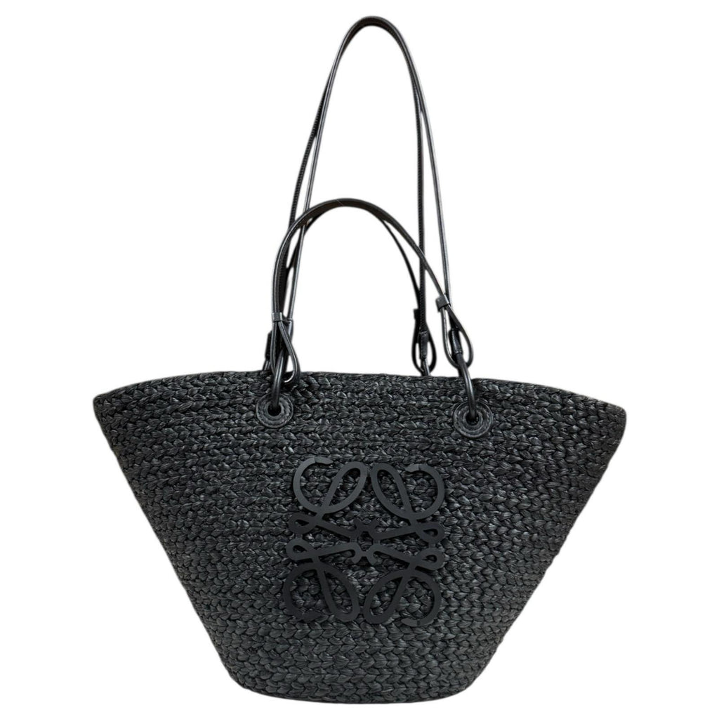 LOEWE ロエベ カゴバッグ アナグラム ショルダーバッグ ラフィア