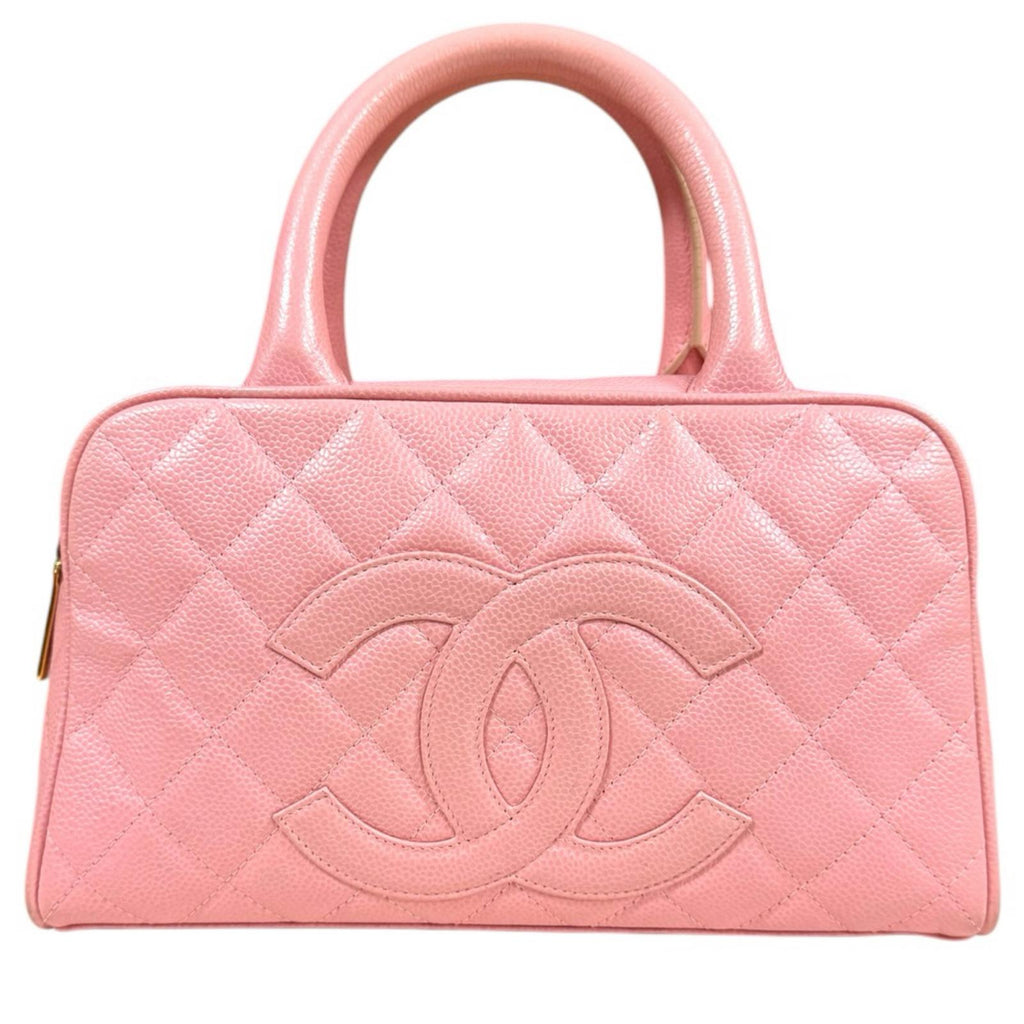 CHANEL シャネル ミニボストンバッグ マトラッセ ハンドバッグ