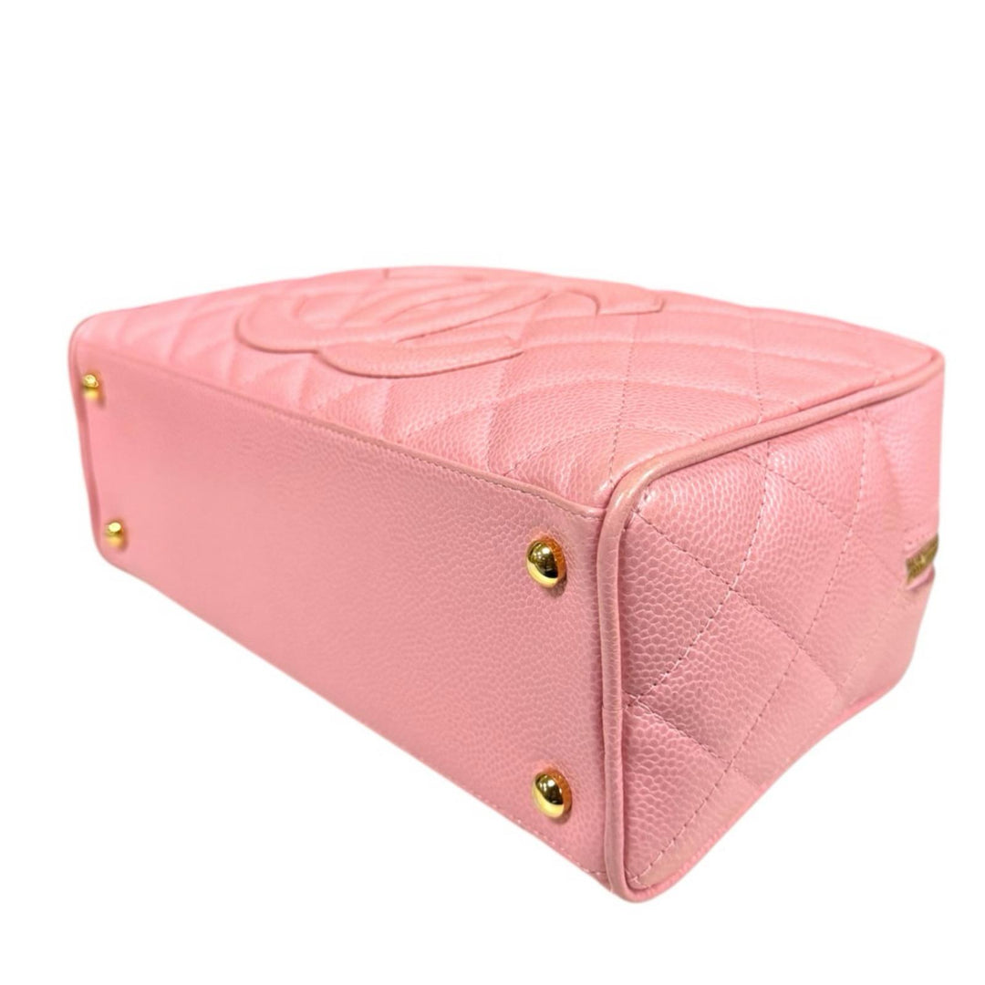 S*e様 CHANEL ピンク　ボストン　レア　キャビアスキン　極美品 CHANEL シャネル ミニボストンバッグ マトラッセ ハンドバッグ