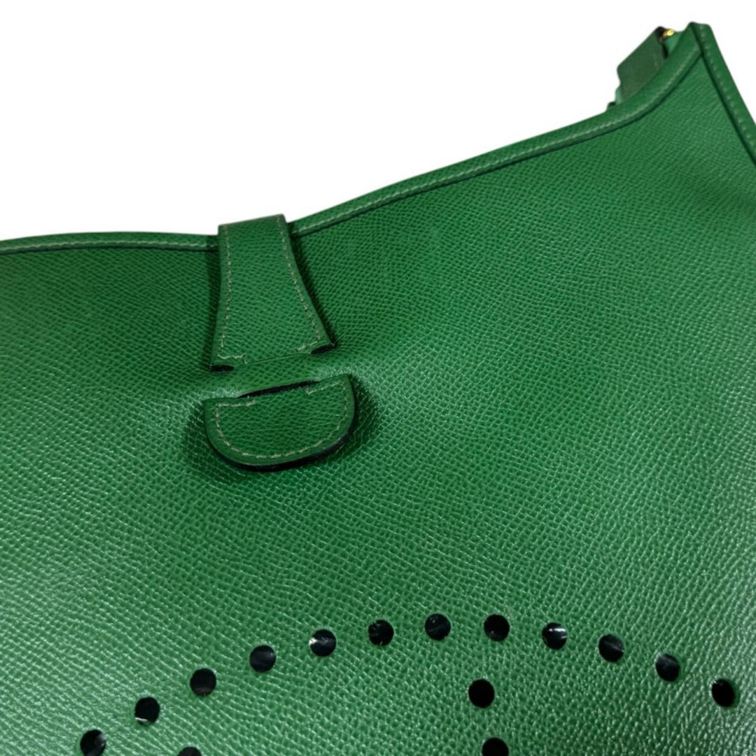 HERMES エルメス エブリンI GM ショルダーバッグ クシュベル グリーン