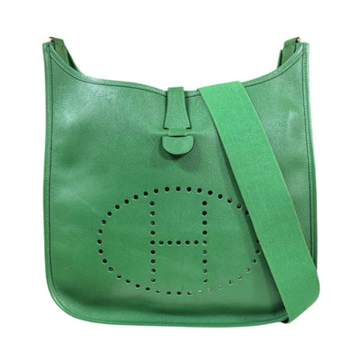 HERMES エルメス エブリンI GM ショルダーバッグ クシュベル グリーン