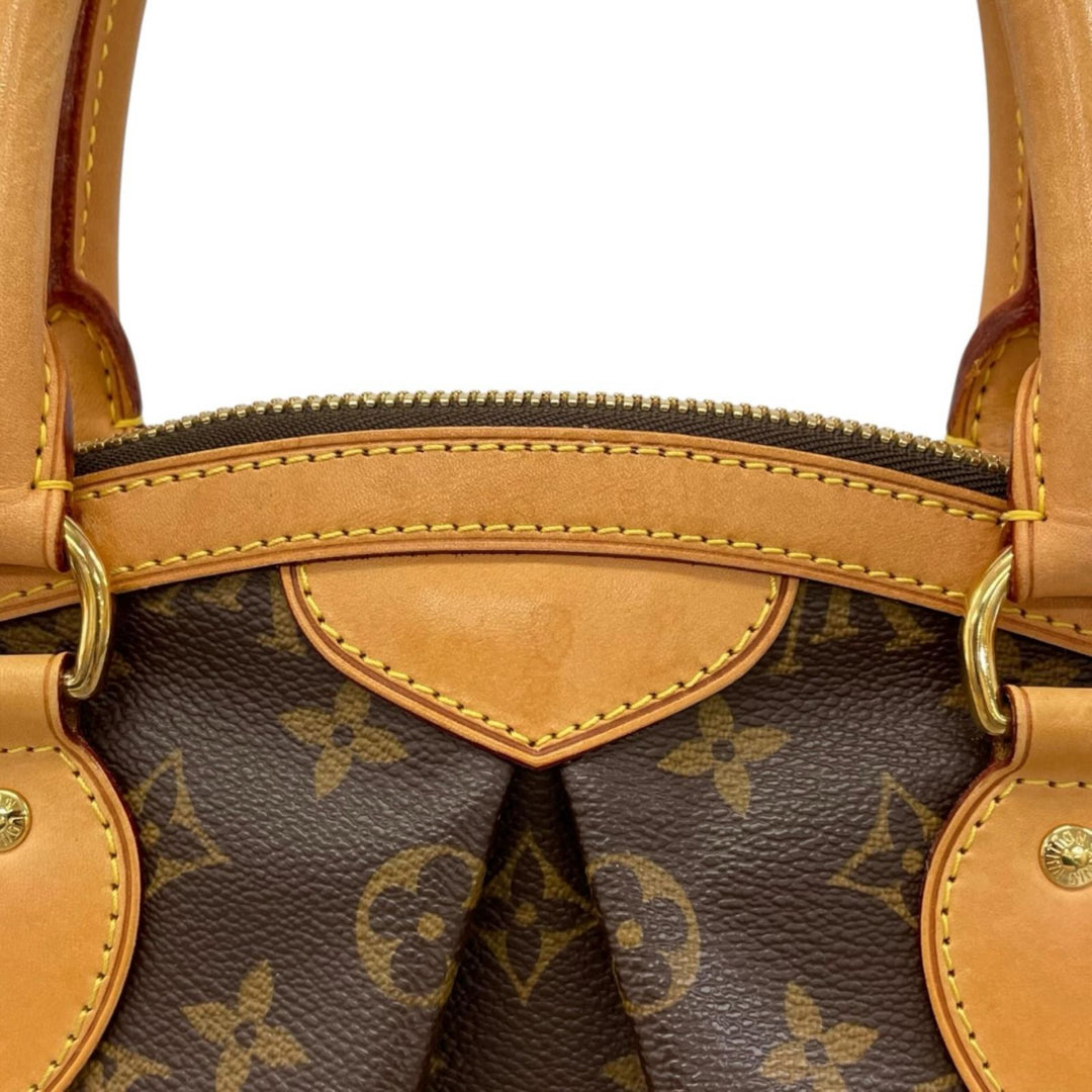 LOUIS VUITTON Tivoli PM Monogram Handbag Monogram Canvas Brown