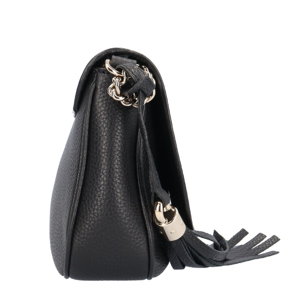 GUCCI グッチ ソーホー ショルダーバッグ レザー ブラック レディース