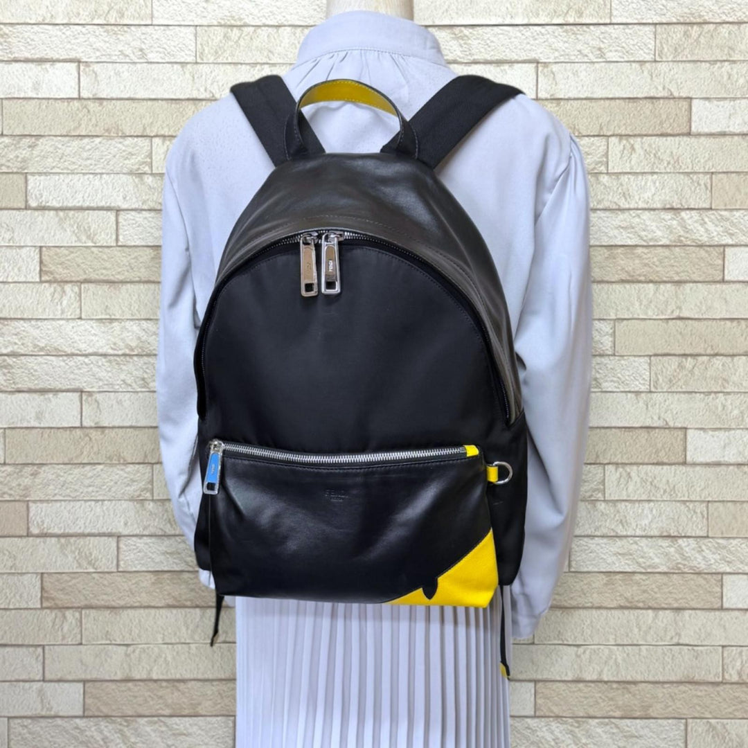 FENDI フェンディ コーナー バグズ リュック・デイパック ナイロン