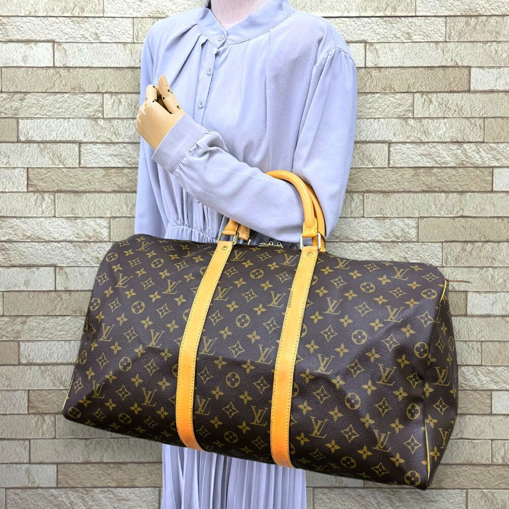 LOUIS VUITTON ルイヴィトン キーポル50 モノグラム ボストンバッグ