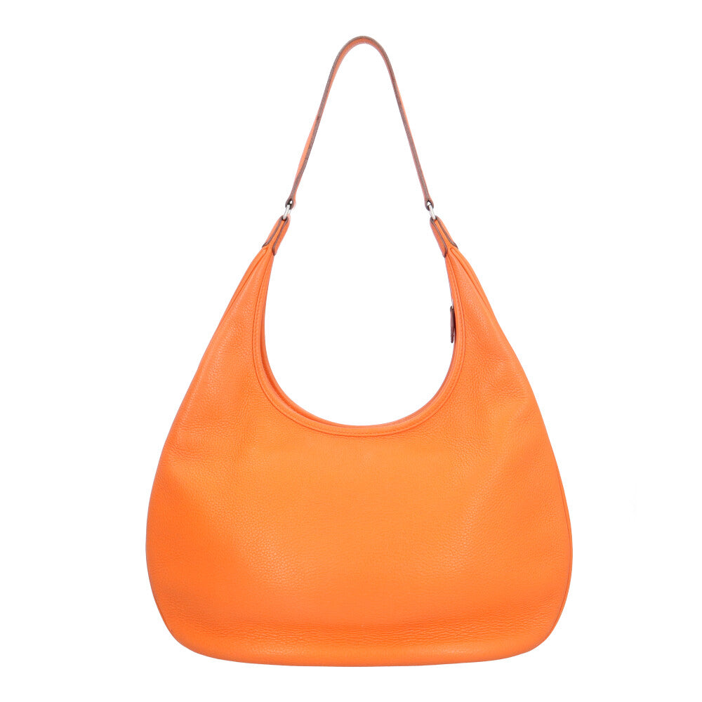 HERMES エルメス ガオ ショルダーバッグ トゴ オレンジ レディース 
