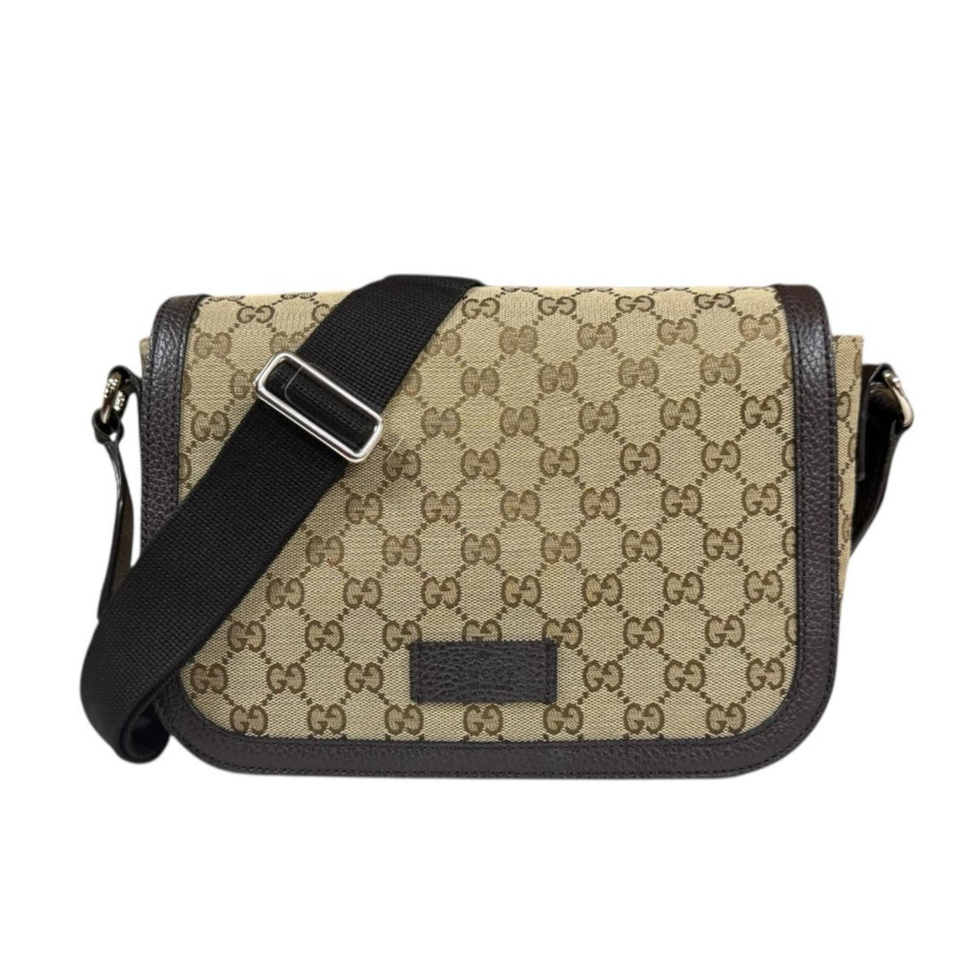 GUCCI グッチ メッセンジャーバッグ GGキャンバス ショルダーバッグ GG
