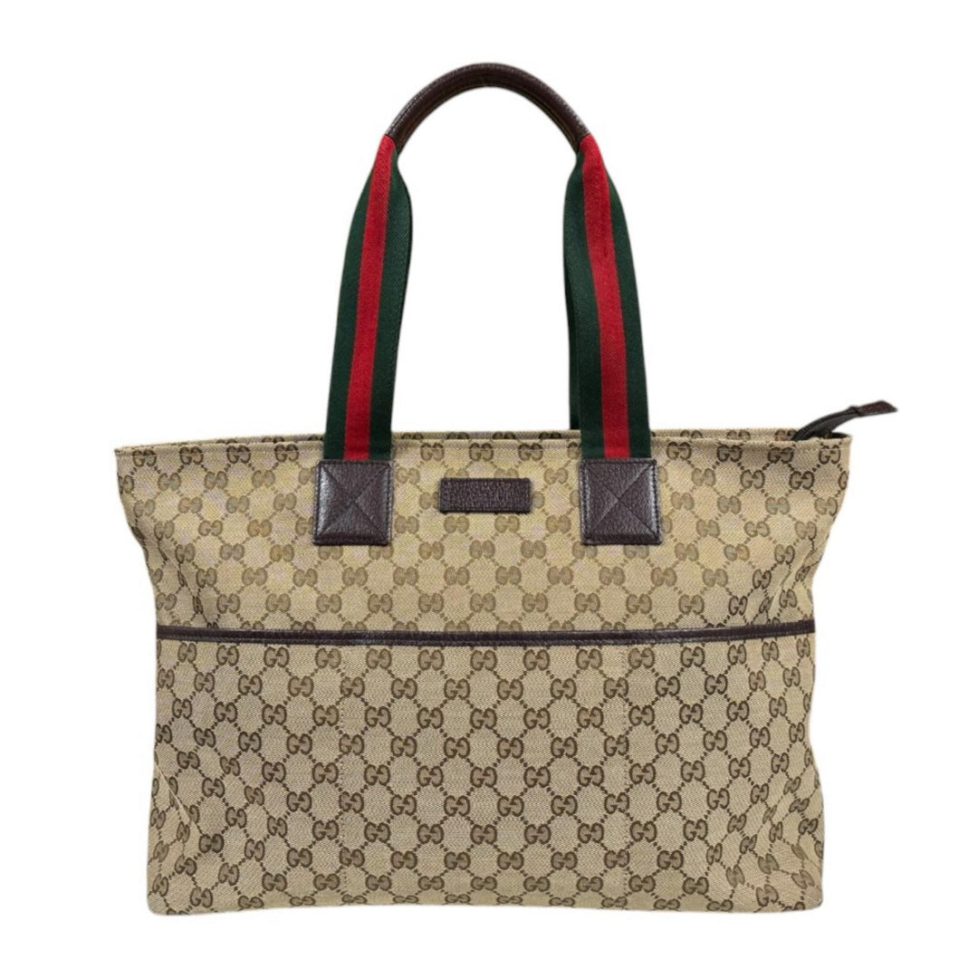 GUCCI グッチ マザーズバッグ シェリーライン トートバッグ GG