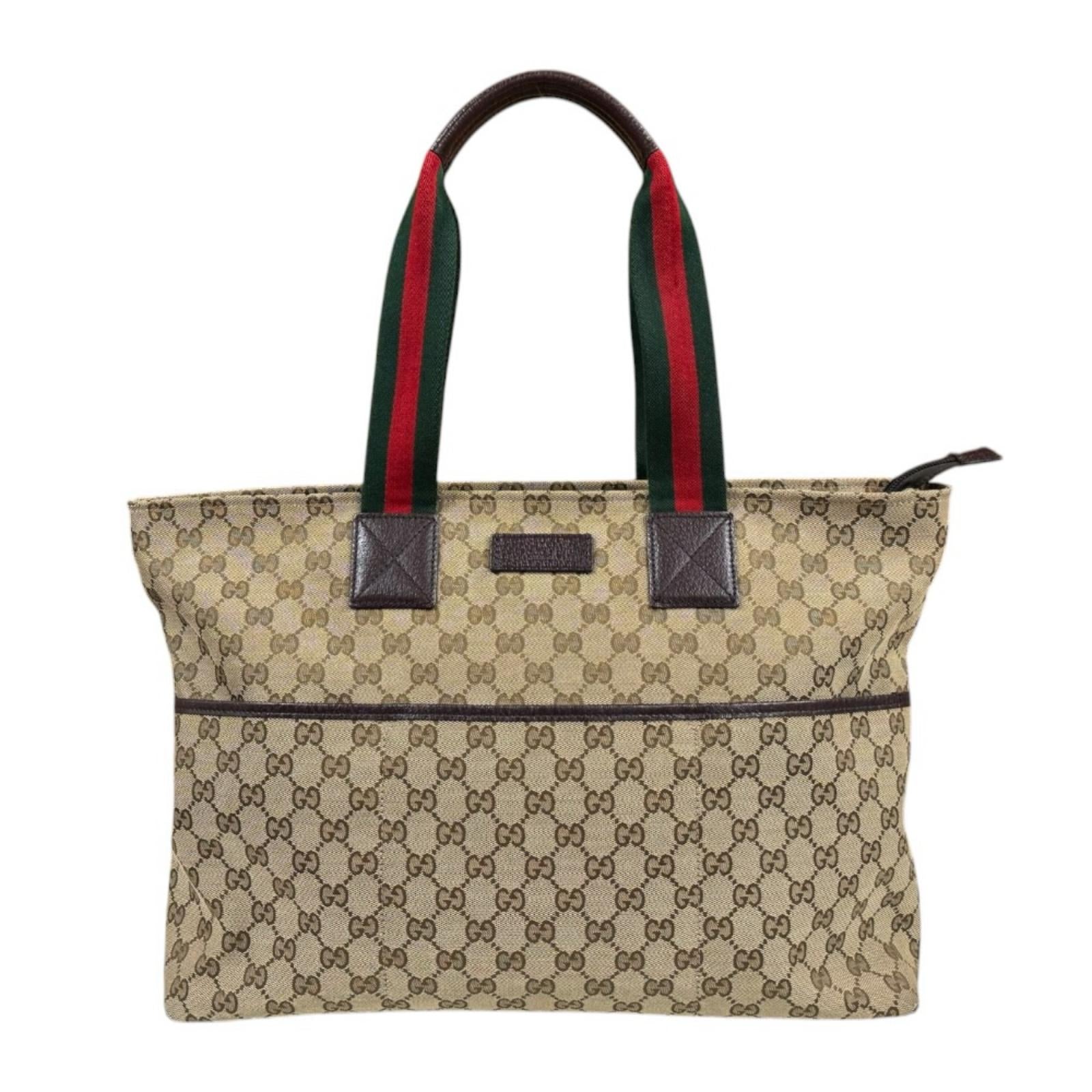 GUCCI グッチ マザーズバッグ シェリーライン トートバッグ GG