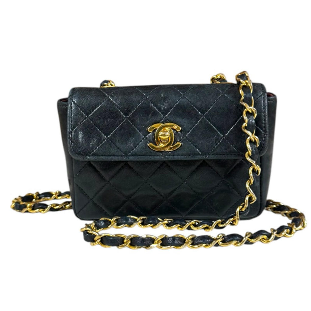シャネル　ミニミニマトラッセ CHANEL シャネル ミニマトラッセ ショルダーバッグ ラムスキン