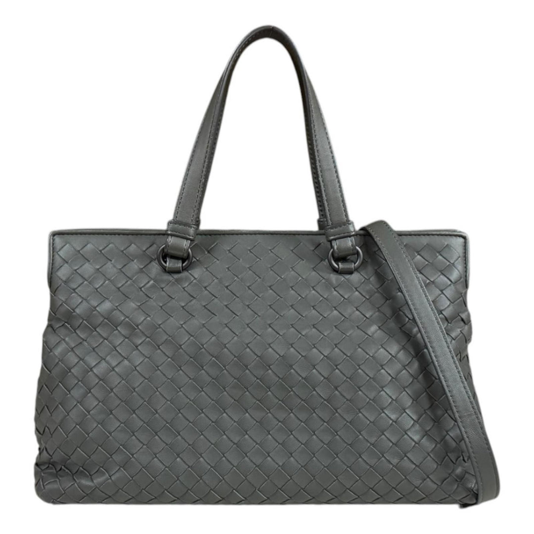 ボッテガヴェネタ イントレチャート チェスタバッグ グレー Bottega BV