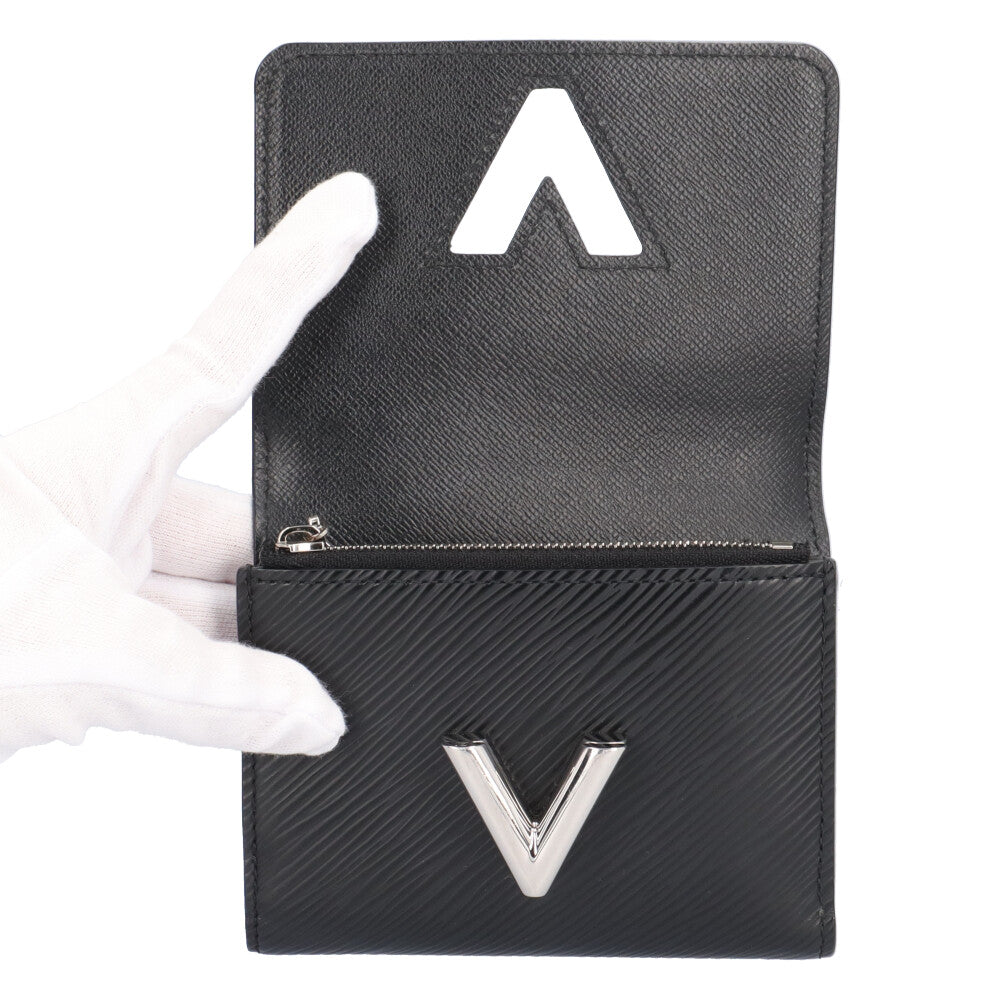 ルイヴィトン エピ ツイスト コンパクト 三つ折り財布 黒 ブラック コンパクト LOUIS VUITTON ルイヴィトン ポルトフォイユ・ツイスト コンパクト