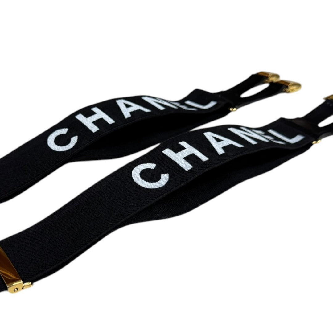 CHANEL シャネル サスペンダー その他ファッション雑貨 ファブリック