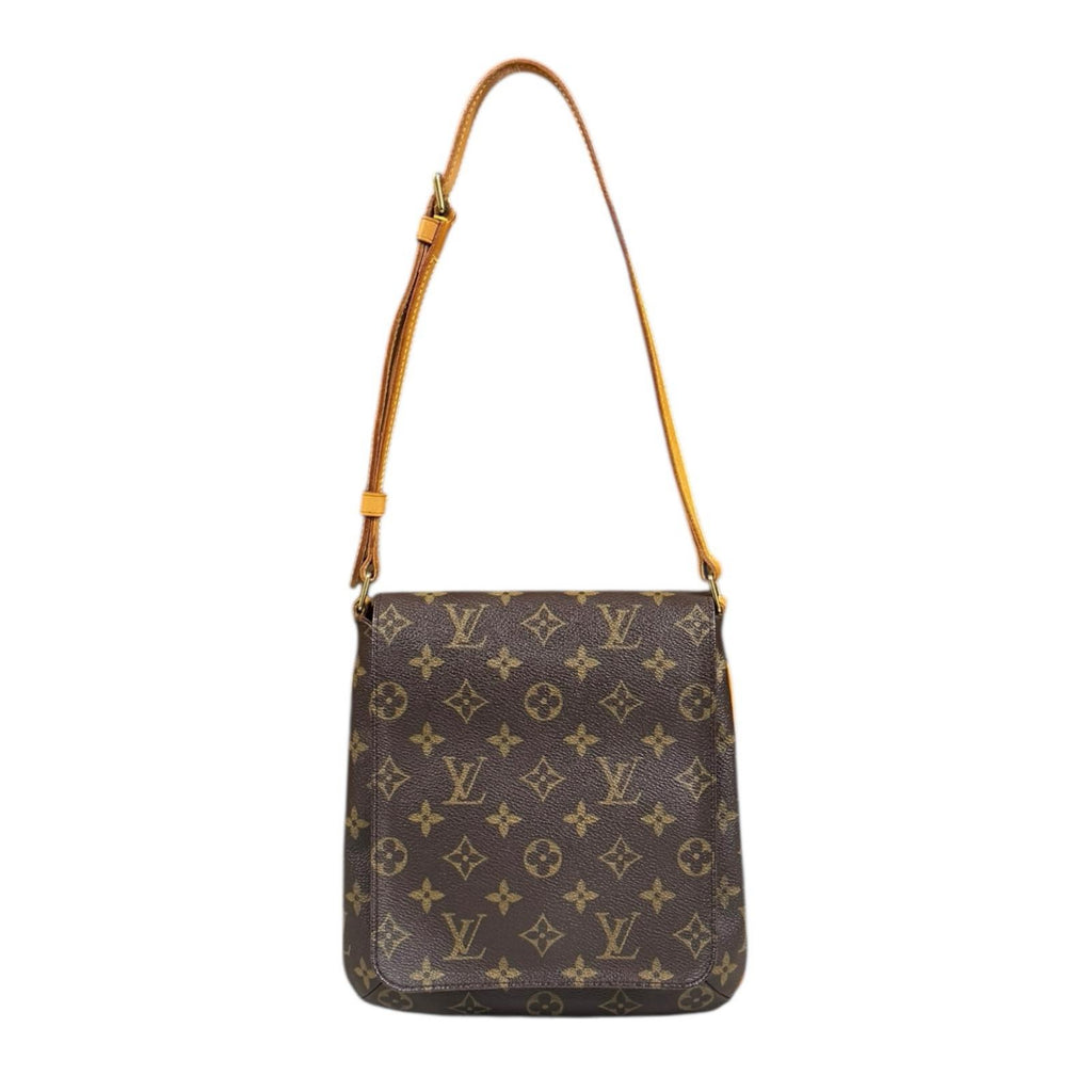 LOUIS VUITTON / ミュゼット・サルサ_モノグラム・キャンバス_ショートショルダー_BRW/PVC/BRW LOUIS VUITTON ルイヴィトン ミュゼットサルサ ショート モノグラム