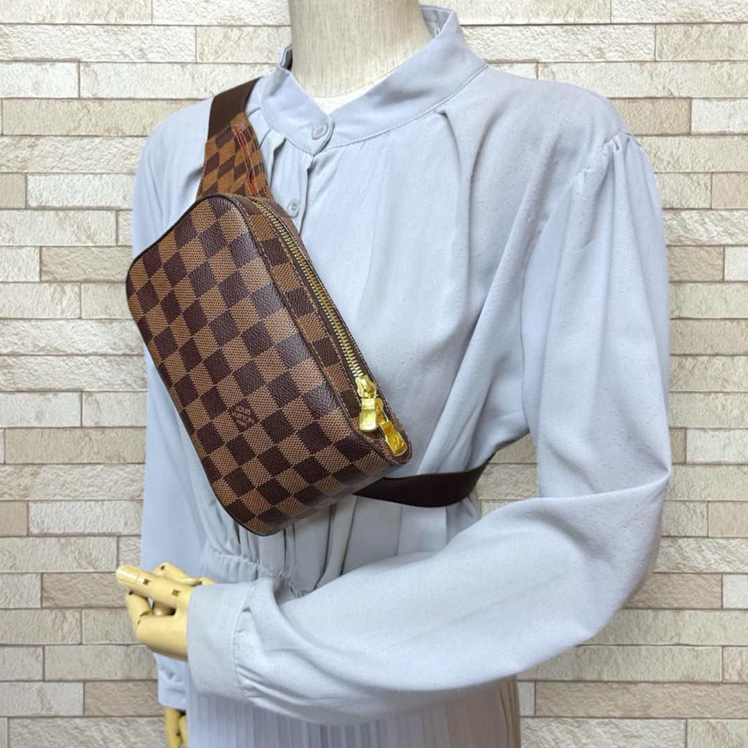LOUIS VUITTON ルイヴィトン ジェロニモス ダミエ ボディバッグ ダミエ