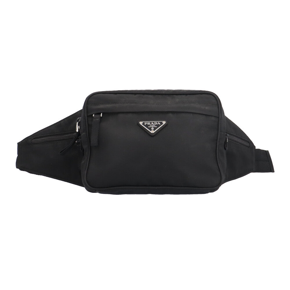 PRADA プラダ ボディバッグ ナイロン ブラック ユニセックス 中古
