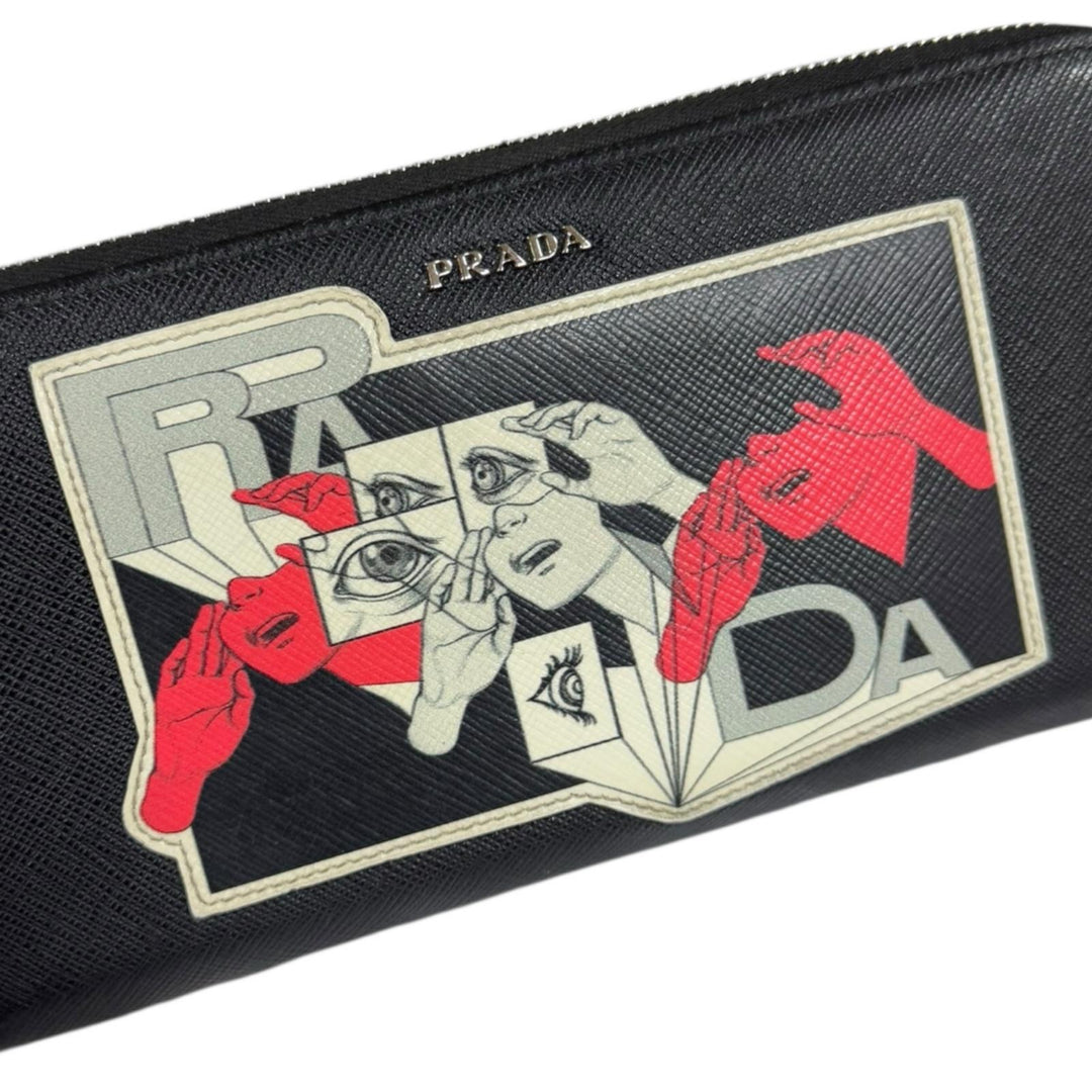PRADA プラダ コミックコレクション サフィアーノ 長財布 レザー