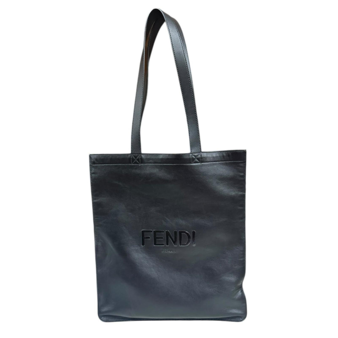 FENDI フェンディ トートバッグ ショッピング レザー ロゴ ハンド FENDI フェンディ フラット ショッピングバッグ トートバッグ レザー