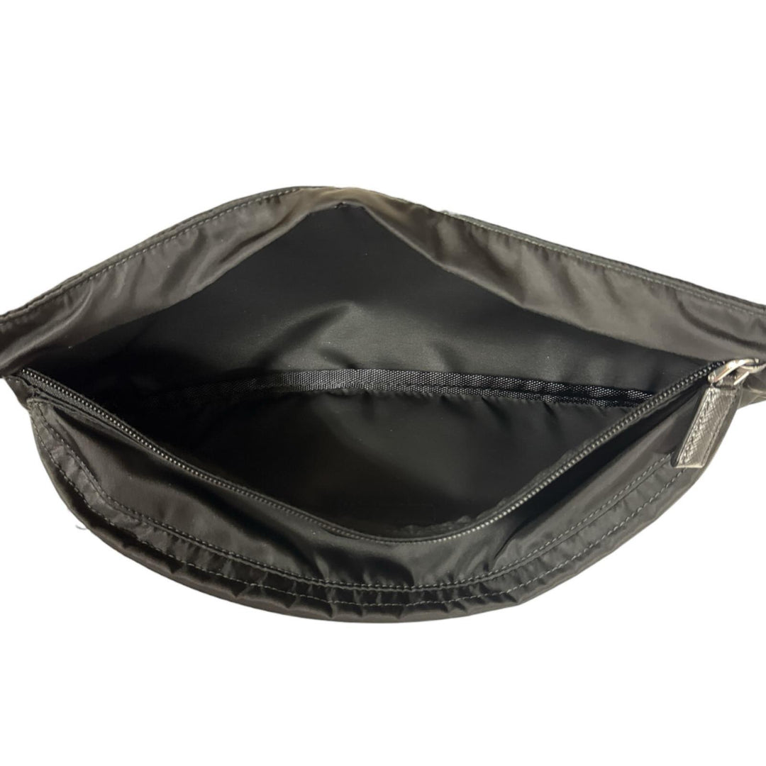 PRADA プラダ ウエストバッグ ナイロン ブラック ユニセックス 中古