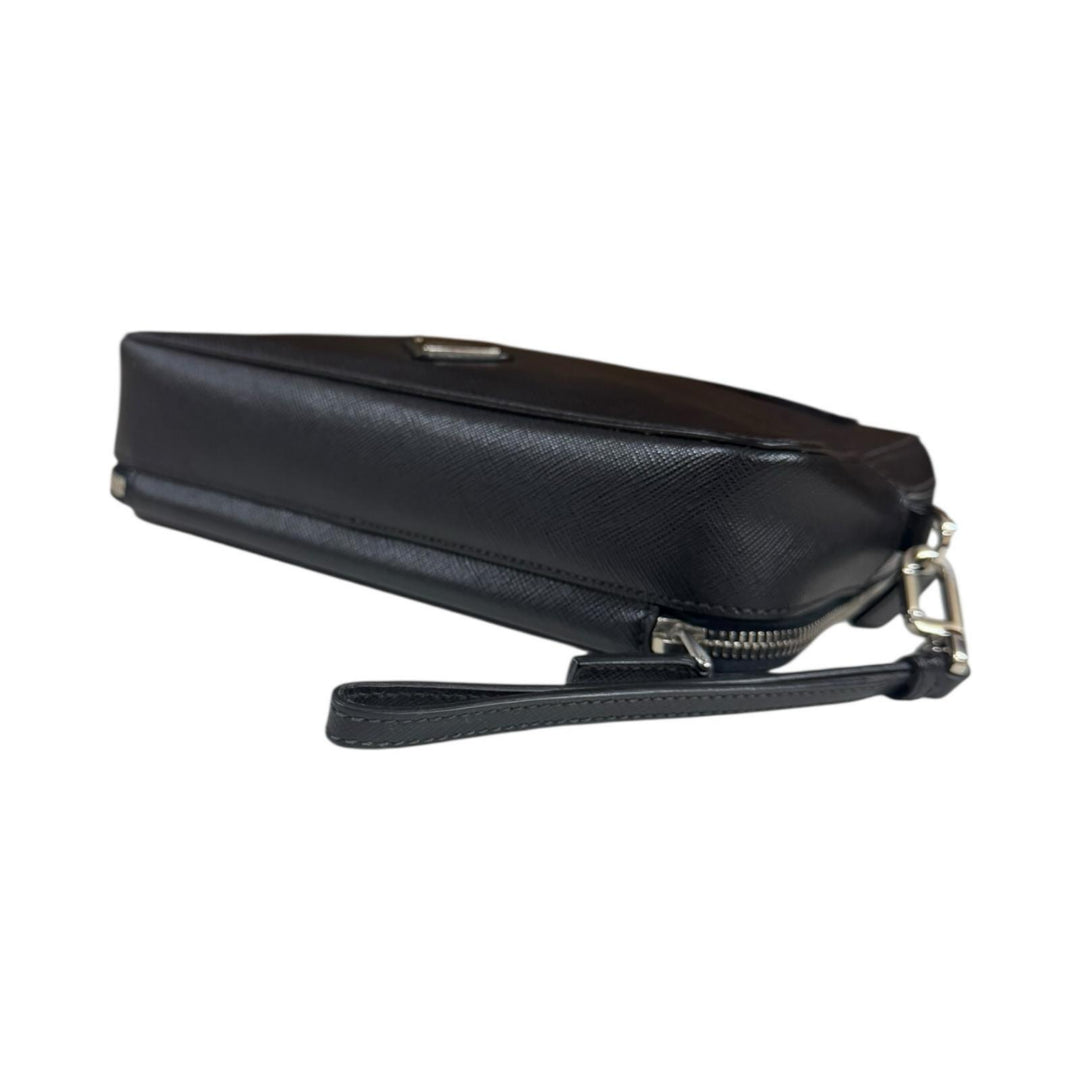 PRADA プラダ セカンドバッグ レザー ブラック メンズ 中古 – 【公式