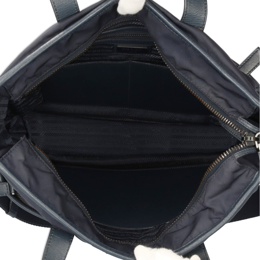 PRADA プラダ ショルダーバッグ ナイロン ネイビー メンズ 中古