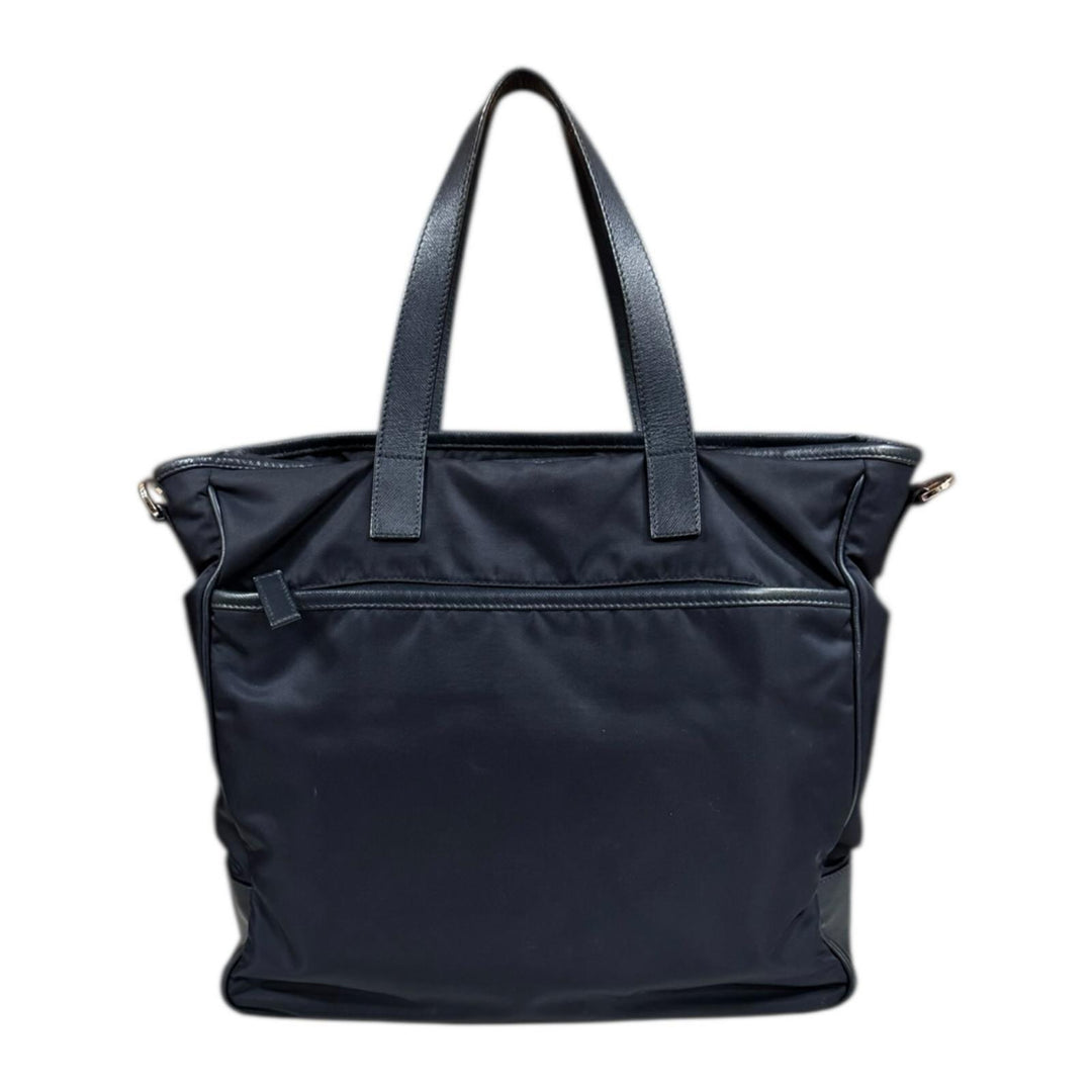 PRADA プラダ ショルダーバッグ ナイロン ネイビー メンズ 中古