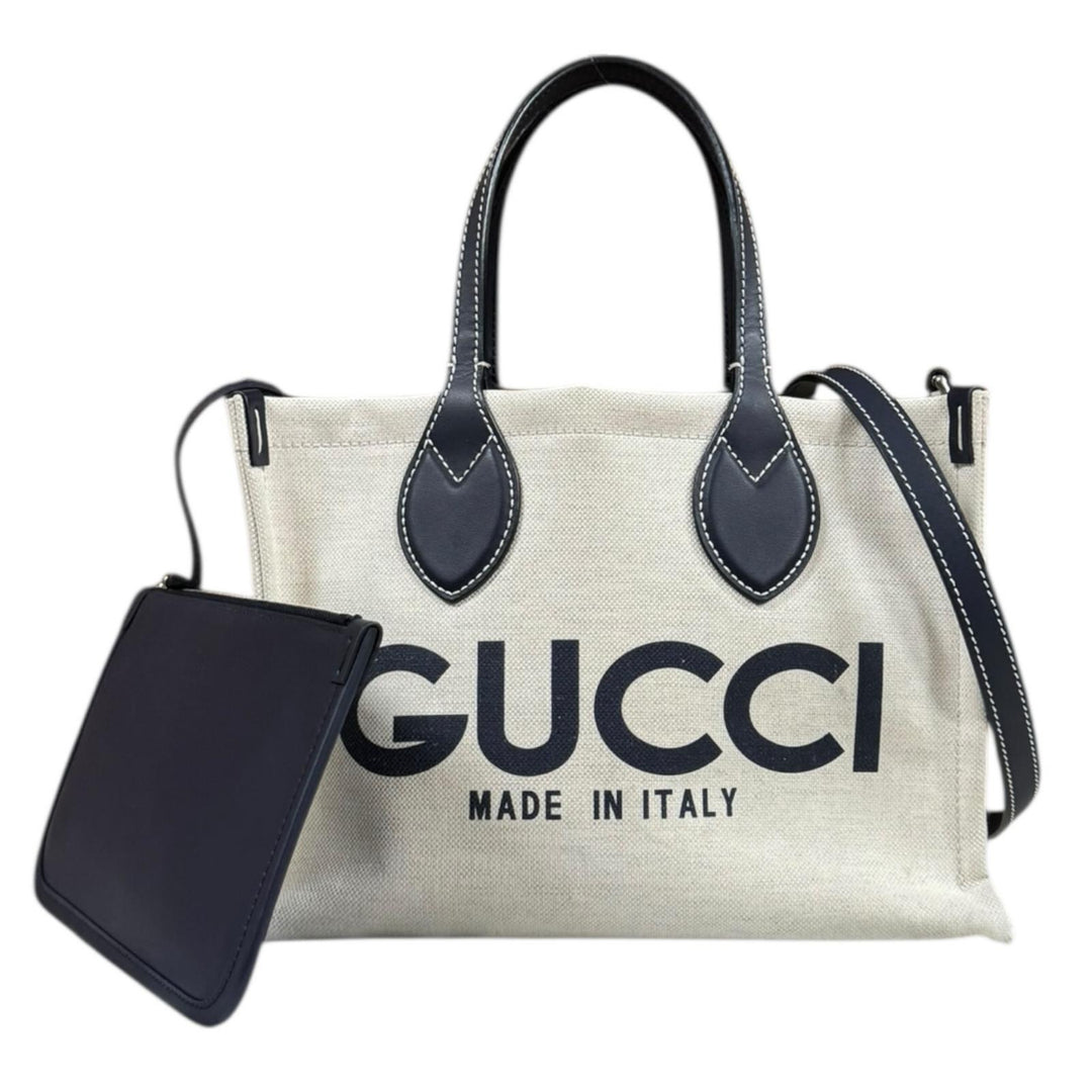 GUCCI グッチ 日本限定 プリントトートミ二 ショルダーバッグ