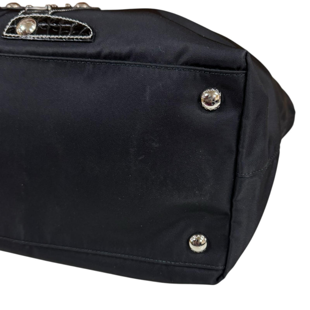 PRADA プラダ ロボット トートバッグ ナイロン ブラック レディース