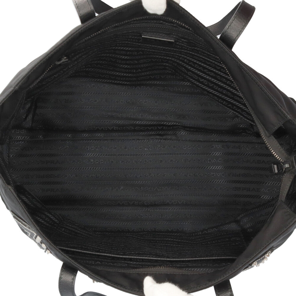 PRADA プラダ ロボット トートバッグ ナイロン ブラック レディース