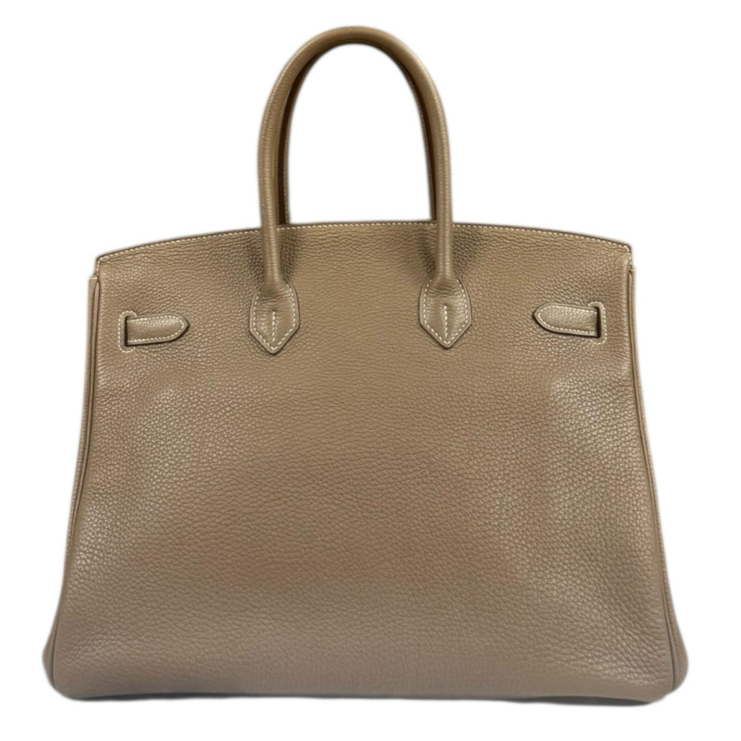 HERMES エルメス バーキン35 ハンドバッグ トゴ ベージュ レディース