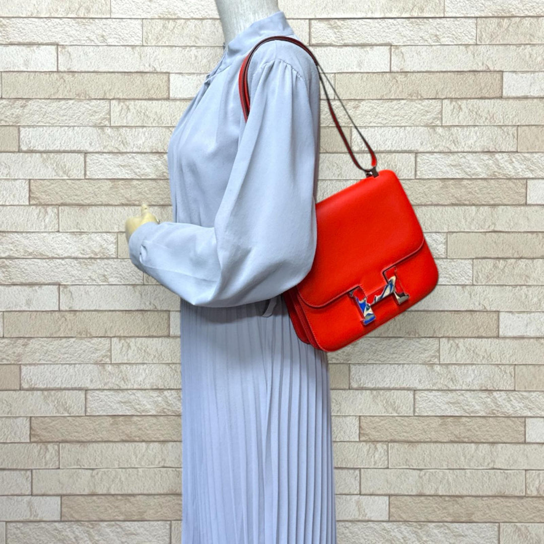 エルメス☆スタンディ☆赤 楽天市場】エルメス HERMES コンスタンス ミニ エプソン 18 ショルダー
