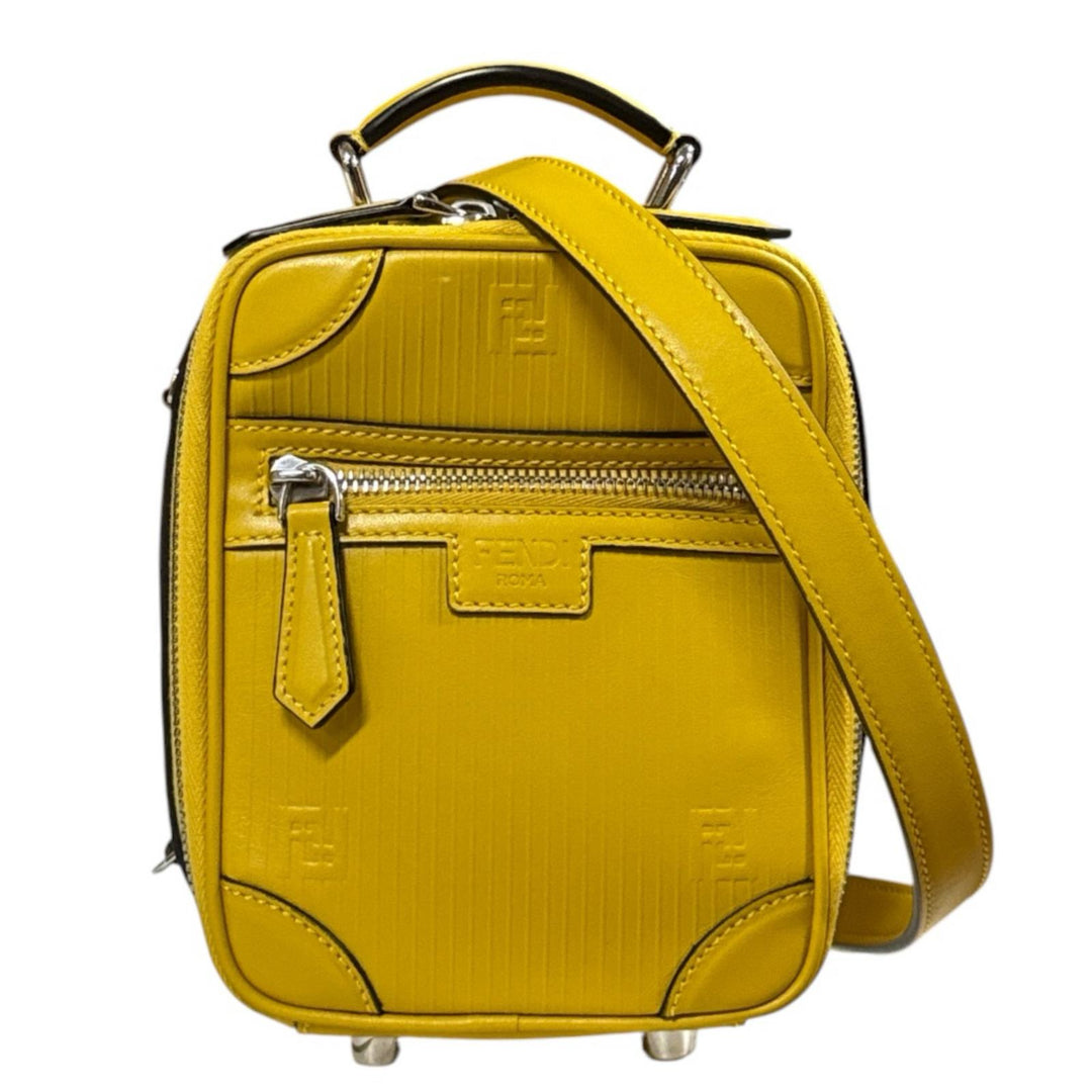 FENDI フェンディ トラベルミニバッグ ショルダーバッグ レザー