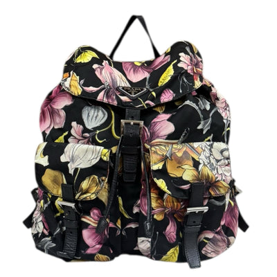 希少 美品 PRADA プラダ フラワー リュック 花柄 バックパック メンズ PRADA プラダ フラワー リュック・デイパック ナイロン レディース